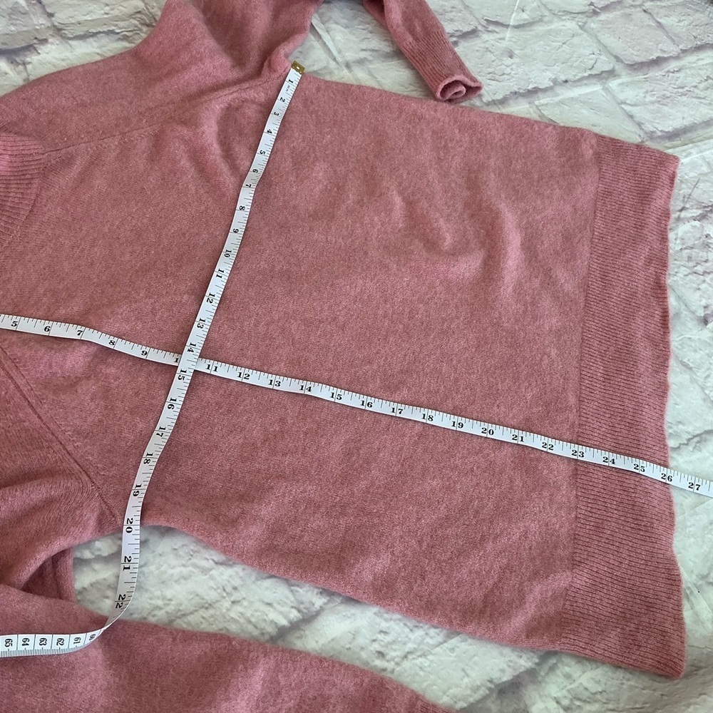 J. Crew Marino Wool And Alpaca Blend Soft Pink Women’s Crew Neck Sweater Size - Picture 5 of 7